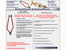 Tablet Screenshot of buttonpunch.com